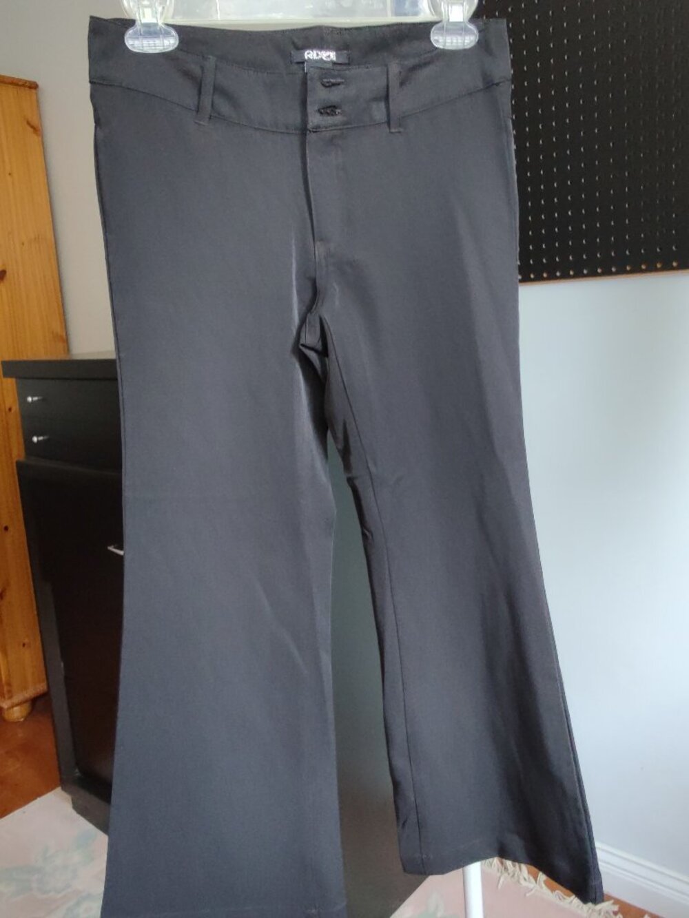 Girls or women's dress pants black size 14/16 low rise stretchable